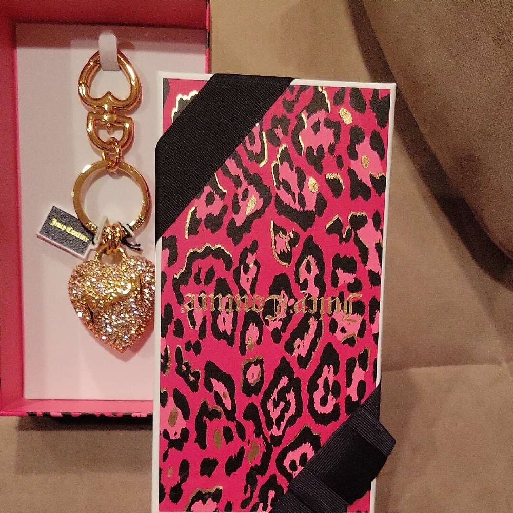 Juicy Couture Gold Keychain Accessory